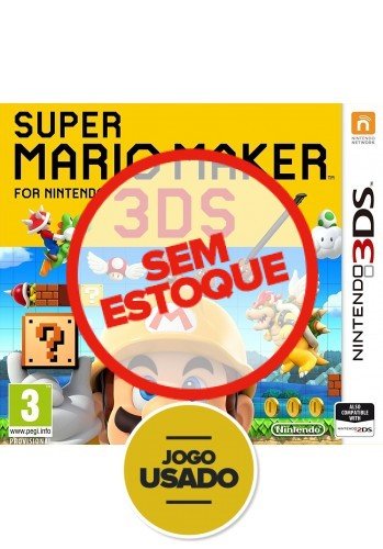 Super Mario Maker - 3DS ( Usado )